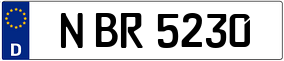 Truck License Plate
